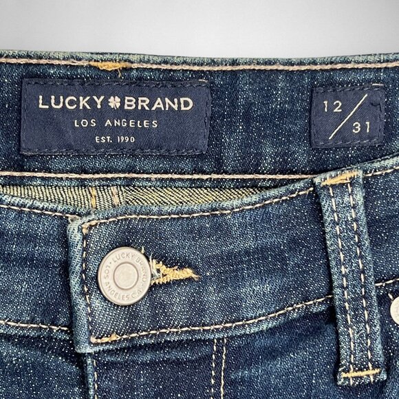 LUCKY BRAND 12 Mid-Rise Straight Leg Jeans Casual - Picture 5 of 7